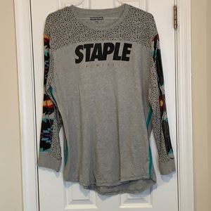 XL Staple Long Sleeve T Shirt